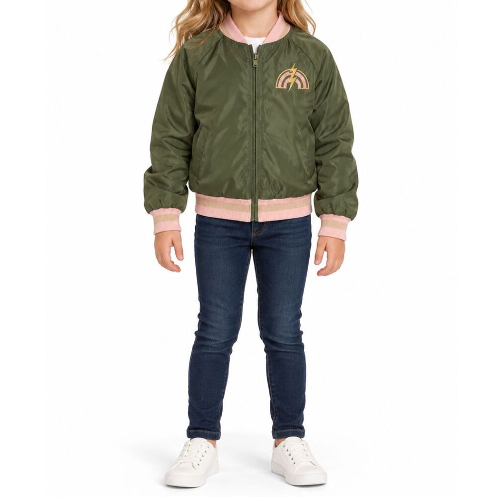 🔥 5 for $30 🔥 Epic Threads Unicorn Jacket in Olive Green | Size 5